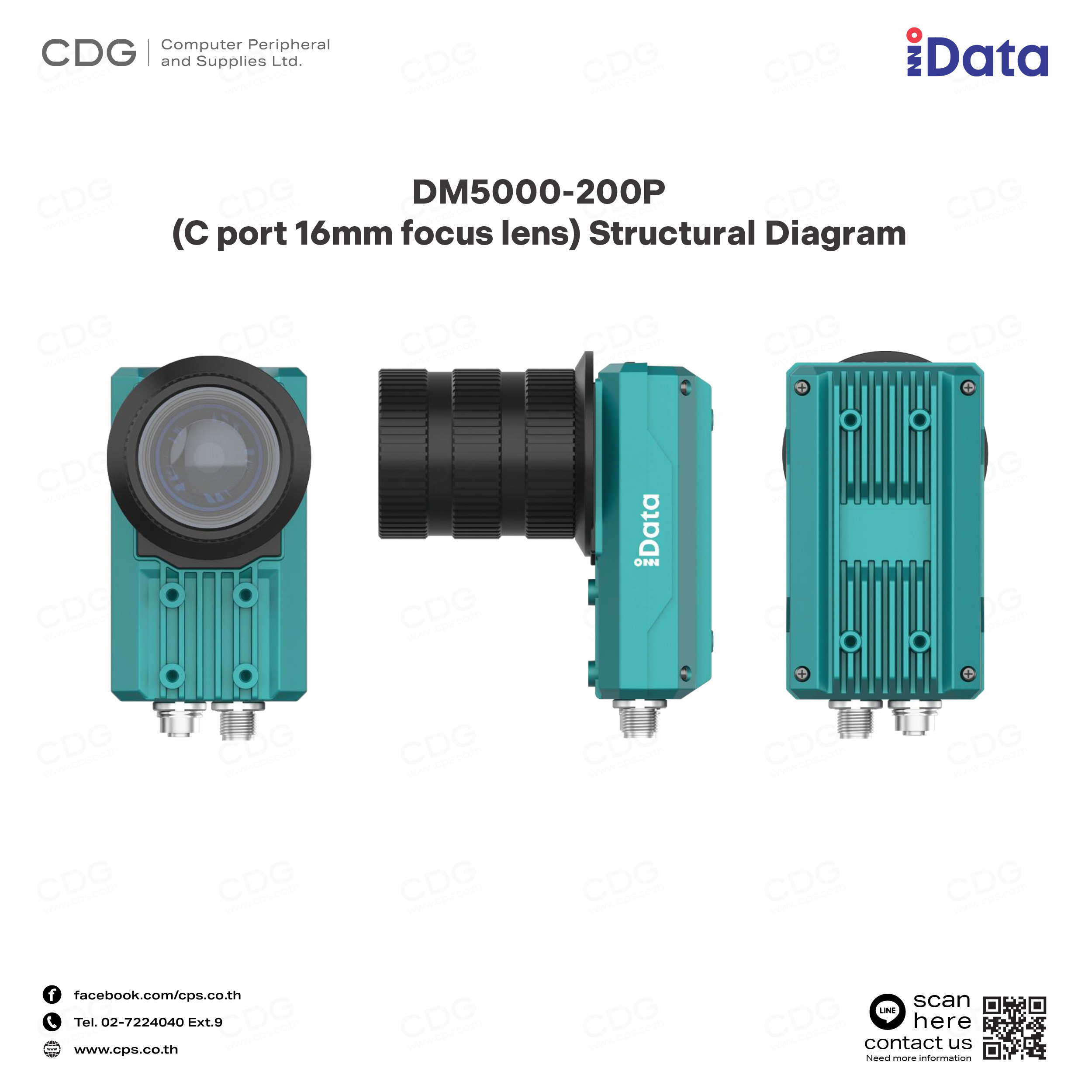 iData DM5000 Fixed Mount Scanner